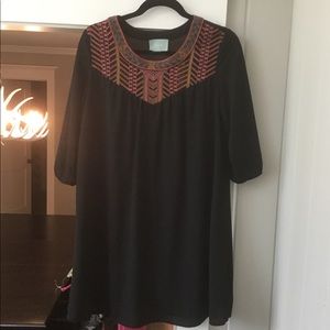 Skies Are Blue embroidered dress